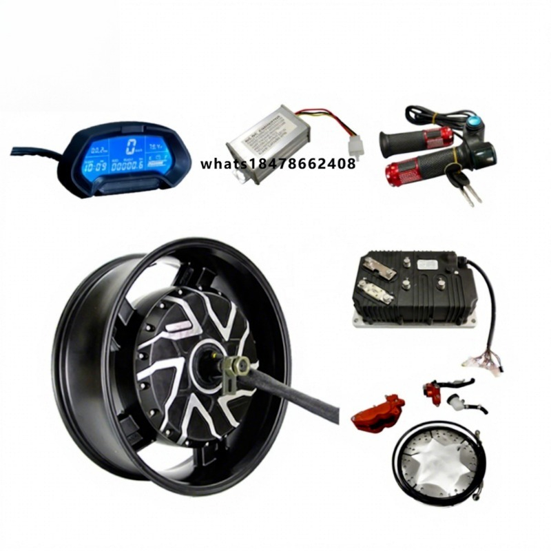 12000W Electric Motorcycle Hub Motor - Motor Listrik Kelly QSKLS72601 Paling Bertenaga