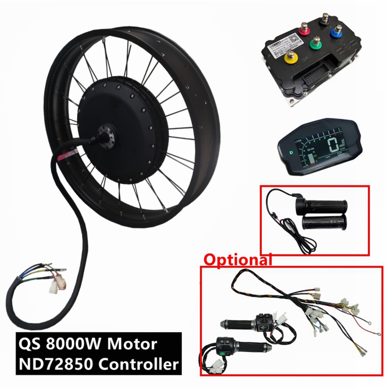 72V 8000W Brushless Hub Motor - Kit Sepeda Listrik NBpower/QS273 V3 72v