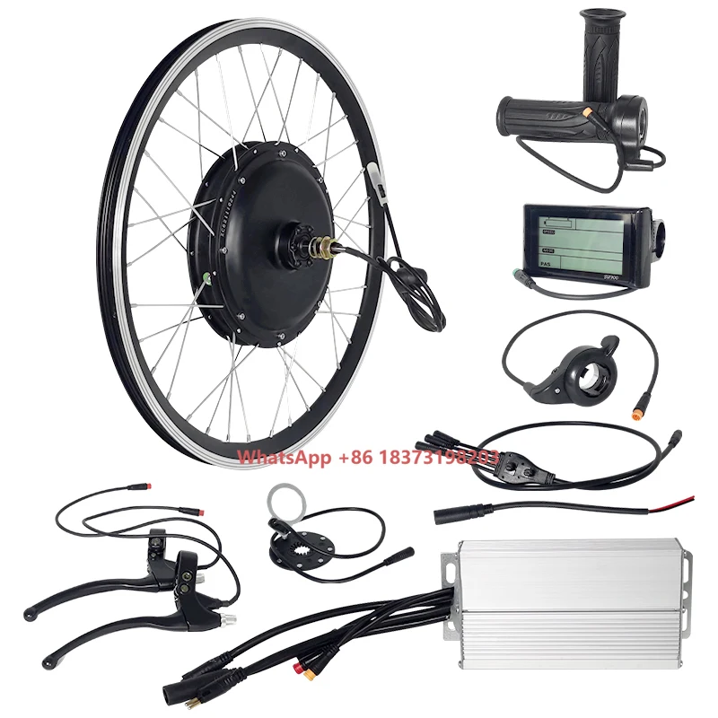 12000W Electric Motorcycle Hub Motor - Kit Konversi Sepeda Motor Listrik Baru