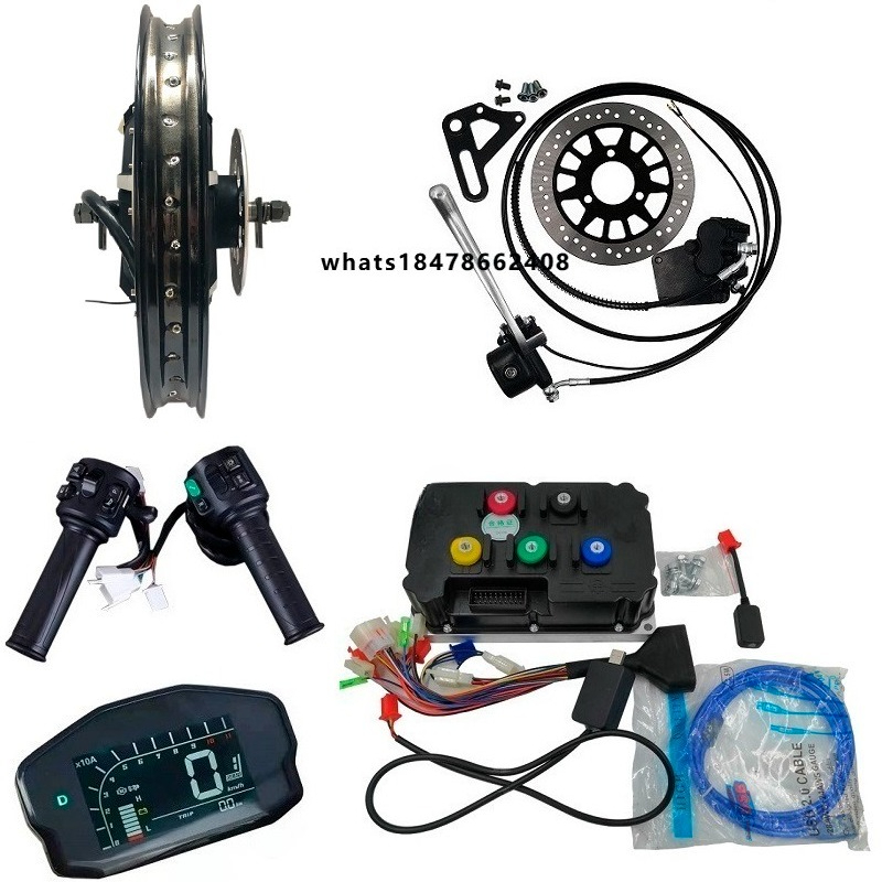 72V 8000W Brushless Hub Motor - Kit Konversi Motor Hub Tanpa Sikat