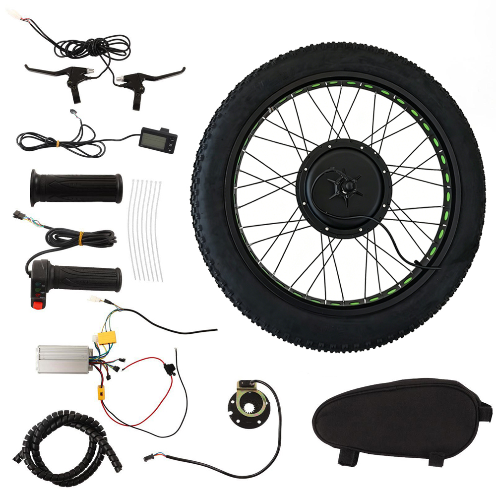 Fat Tire Electric Bike Conversion Kit 1500W - Kit Konversi Roda Depan E-Bike 48V