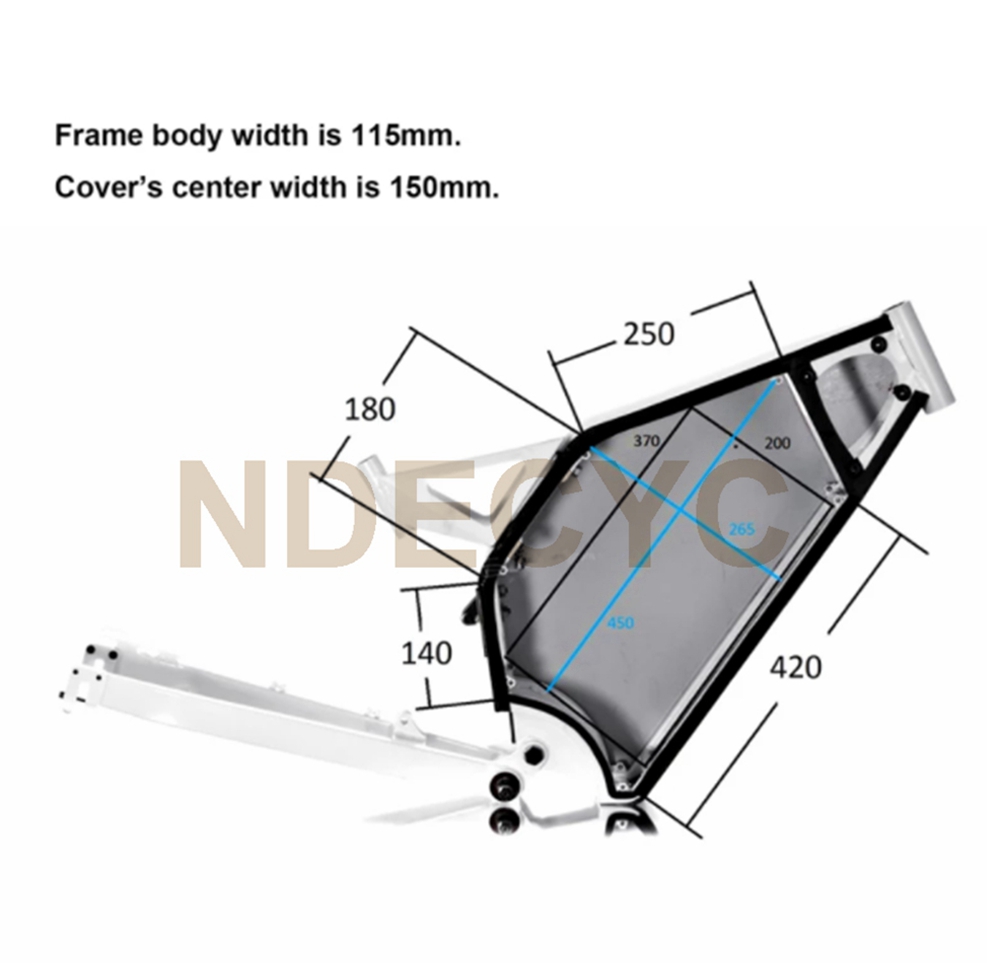 Stok US NBpower Enduro rangka  - 3000W Stealth Bomber Motor ulasan dan harga