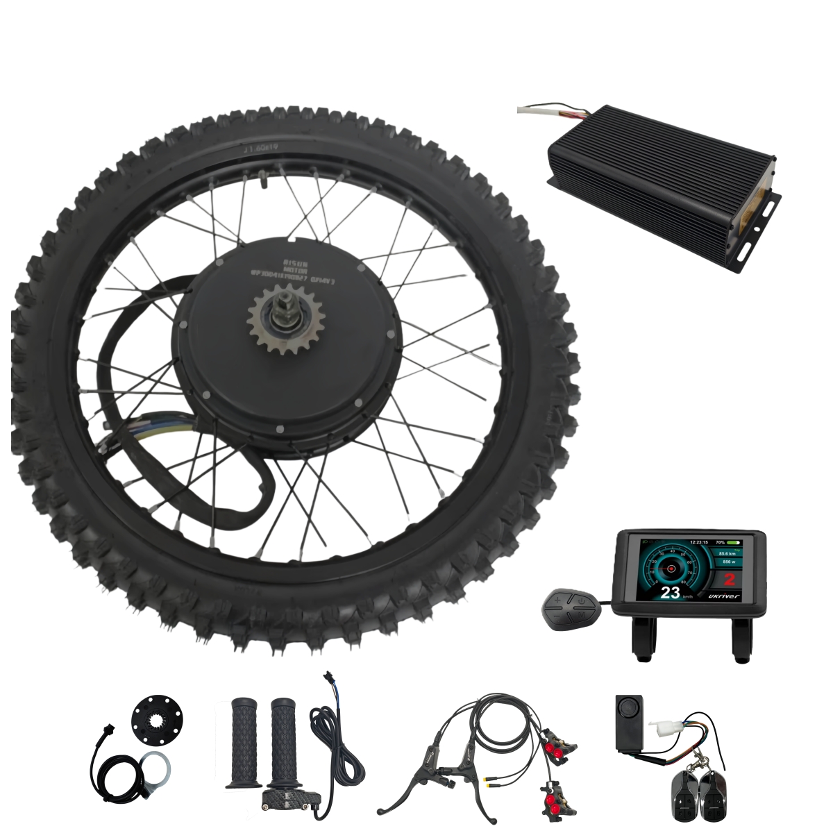 Kit Konversi Roda Belakang Sep - 72V 8000W Brushless Hub Motor ulasan dan harga