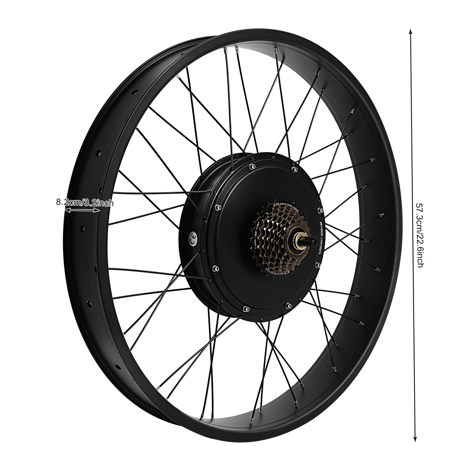 Kit Konversi Sepeda Listrik 26 - Fat Tire Electric Bike Conversion Kit 1500W ulasan dan harga