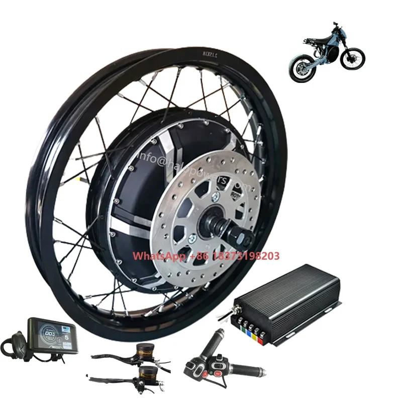 Kit Motor Sepeda Listrik Roda  - 12000W Electric Motorcycle Hub Motor ulasan dan harga