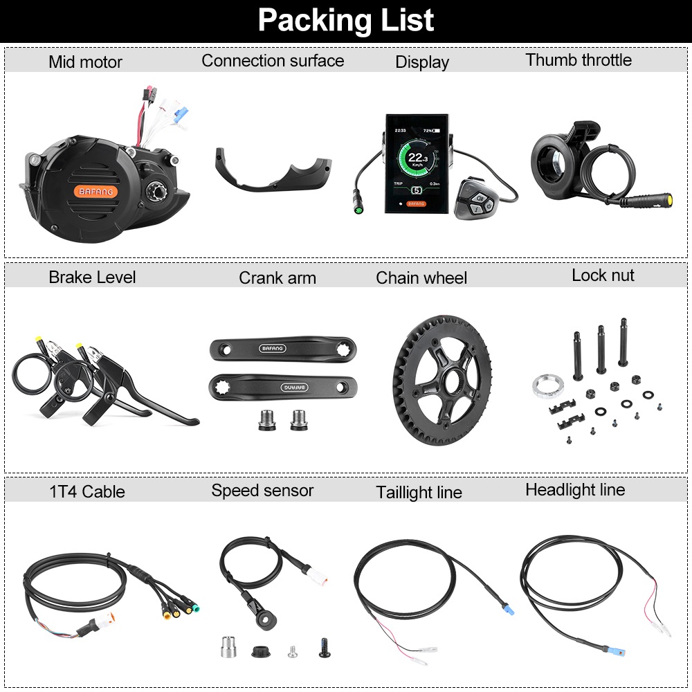 Bafang M620 G510 48V 52V 1000W - Mid Drive Conversion Kit 1000W ulasan dan harga