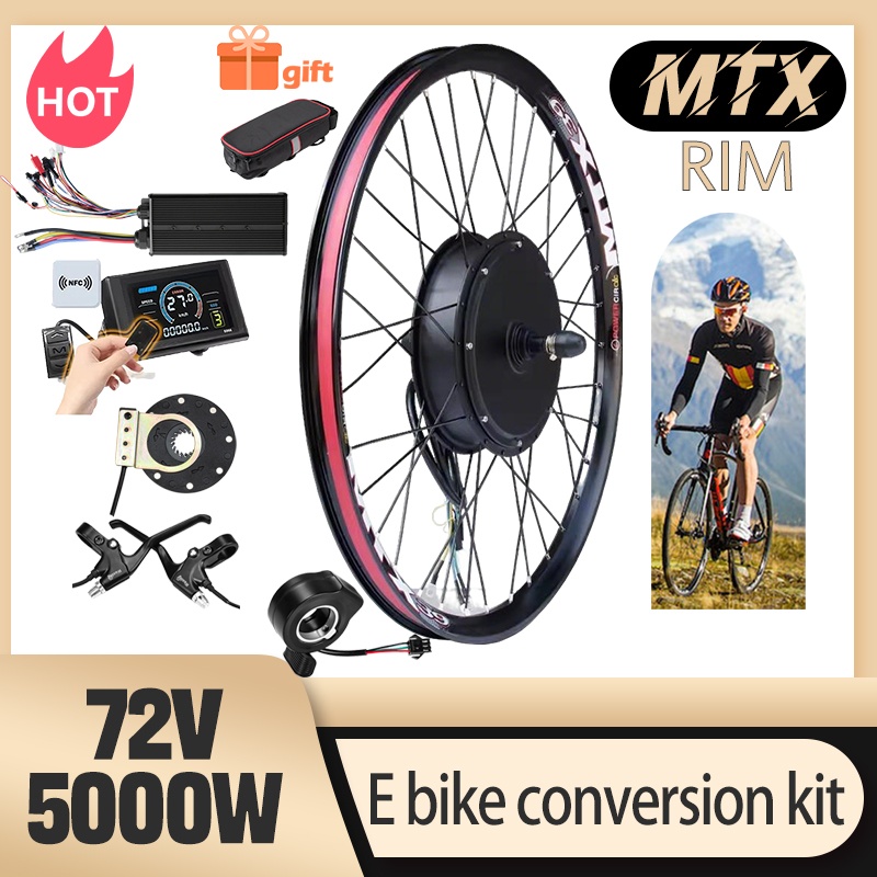 Kit Konversi Sepeda Listrik MT - 5000W Hub Motor Kit 72V ulasan dan harga