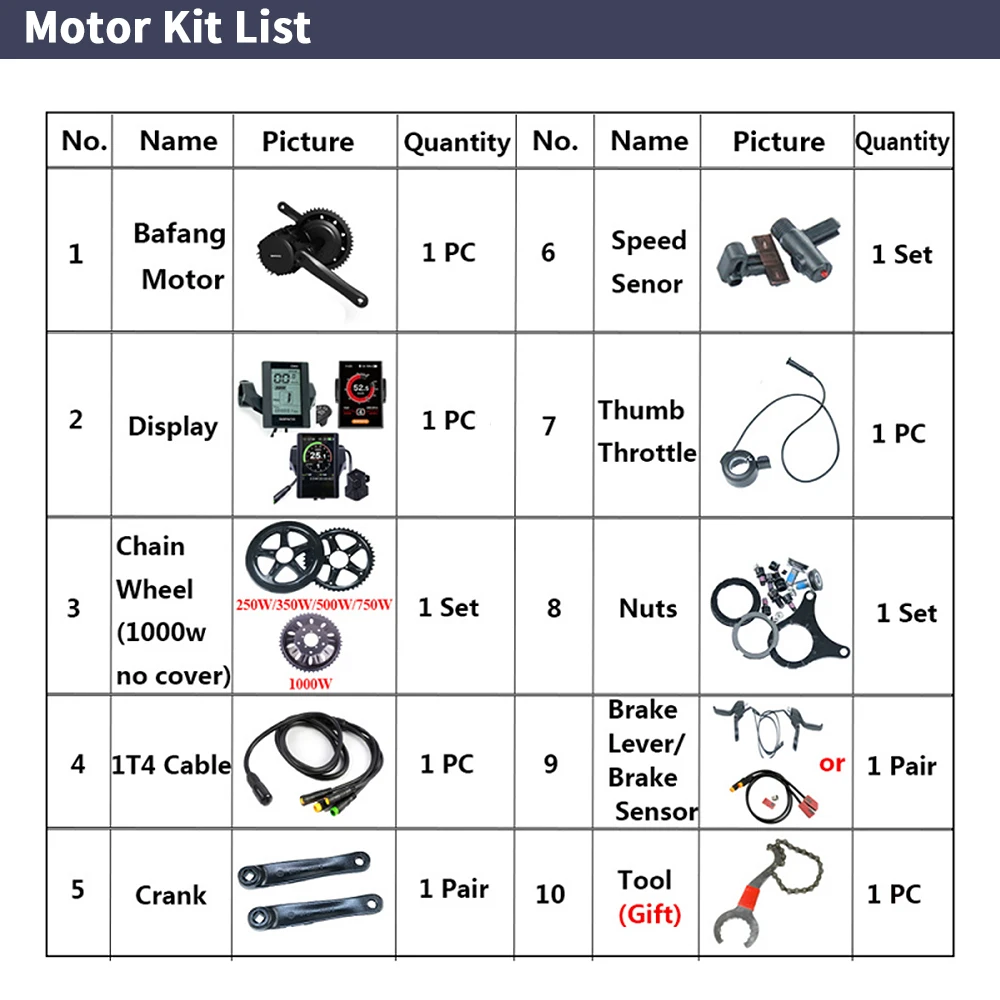 Bafang BBSHD 1000W 48V 68mm Mo - Mid Drive Conversion Kit 1000W ulasan dan harga
